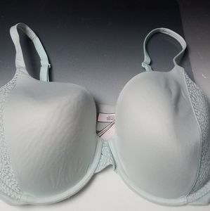 Victoria Secret aqua tint underwired bra adjustable straps 38dd